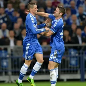 Soccer - UEFA Champions League - Group E - Schalke 04 v Chelsea - Veltins-Arena Soccer - UEFA Champions League - Group E - Schalke 04 v Chelsea - Veltins-Arena