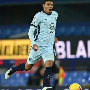 Thiago Silva Print, Chelsea FC Player at Goodison Park Thiago Silva Print, Chelsea FC Player at Goodison Park
