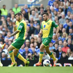 Print of Thrilling Schurrle Strike: Chelsea's Victory Against Norwich City