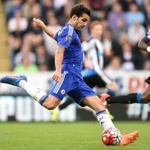 Print of Cesc Fabregas Scoring for Chelsea Print of Cesc Fabregas Scoring for Chelsea