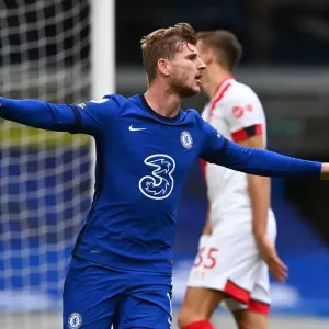 Timo Werner Print at Stamford Bridge Timo Werner Print at Stamford Bridge
