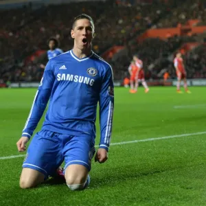 Torres Goal Print: Southampton v Chelsea 2014 Torres Goal Print: Southampton v Chelsea 2014