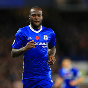 Victor Moses in Action: Chelsea vs Everton - Premier League at Stamford Bridge (Home)