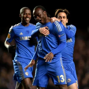 Victor Moses Scores Chelsea's Second Goal Print Victor Moses Scores Chelsea's Second Goal Print