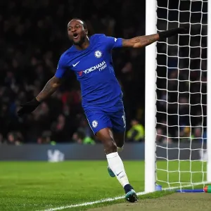 Victor Moses Scores Chelsea's Second Goal Print Victor Moses Scores Chelsea's Second Goal Print
