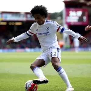 Willian in Action Print - Chelsea vs Bournemouth 2016 Willian in Action Print - Chelsea vs Bournemouth 2016