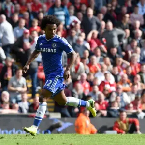 Willian Scores Chelsea's Second Goal Print