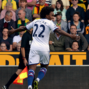 Willian's Hat-Trick: Chelsea's Third Goal vs. Norwich City (October 6, 2013)