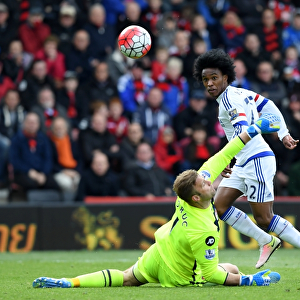 Willian's Strike: Chelsea's Third Goal vs AFC Bournemouth (April 2016)