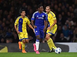 Images Dated 16th September 2015: Abdul Rahman Baba in Action: Chelsea vs Maccabi Tel Aviv, UEFA Champions League Group G