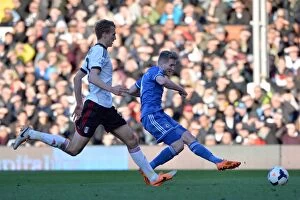 Images Dated 1st March 2014: Andre Schurrle's Hat-Trick: Chelsea Dominates Fulham in Premier League (1st March 2014)