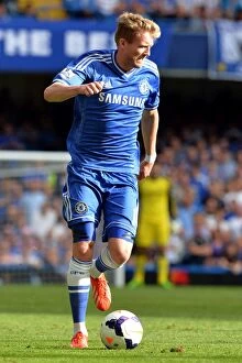 Images Dated 18th August 2013: Andre Schurrle's Thrilling Performance: Chelsea vs Hull City Tigers (BPL 2013) - Stamford Bridge