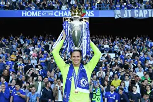 Asmir Begovic's Triumph: Chelsea's Premier League Title Celebration