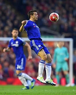 Images Dated 11th May 2016: Azpilicueta in Action: Liverpool vs. Chelsea, Premier League 2015-16 - Chelsea FC