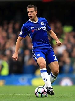 Images Dated 23rd October 2016: Azpilicueta Leads Chelsea at Stamford Bridge: Premier League Showdown vs Manchester United