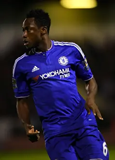 Football League Cup Prints: Baba Rahman in Action: Chelsea's Triumph over Walsall in Capital One Cup (September 2015)
