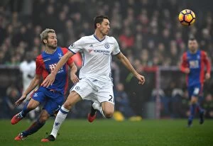 Images Dated 17th December 2016: Battle for Possession: Cabaye vs. Matic, Crystal Palace vs. Chelsea