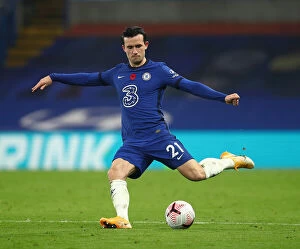 Images Dated 7th November 2020: Ben Chilwell in Action: Chelsea vs Sheffield United at Empty Stamford Bridge