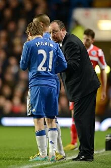 Images Dated 2nd January 2013: Benitez in Charge: Chelsea vs. Queens Park Rangers, Premier League (January 2, 2013)