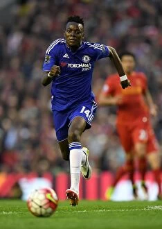 Images Dated 11th May 2016: Bertrand Traore's Thrilling Performance: Liverpool vs. Chelsea (2015-16) - Premier League at Anfield