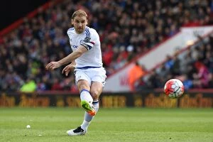 Images Dated 23rd April 2016: Branislav Ivanovic in Action: Chelsea vs AFC Bournemouth, Premier League Showdown at Vitality