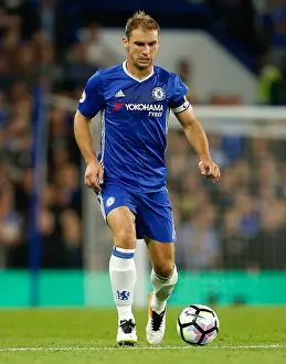 Branislav Ivanovic in Action: Chelsea vs Liverpool - Premier League at Stamford Bridge