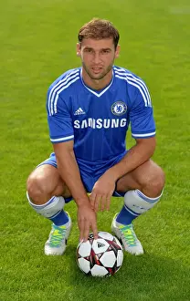 Branislav Ivanovic at Chelsea FC Training Ground (2013-2014 Squad)