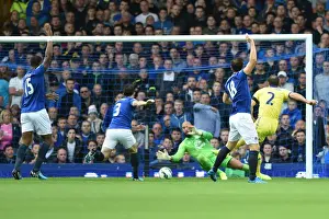 Branislav Ivanovic Scores Chelsea's Second Goal: Everton vs. Chelsea (30.08.2014)