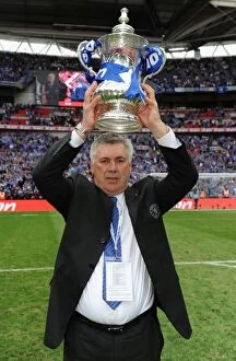 Images Dated 15th May 2010: Carlo Ancelotti and the FA Cup: Chelsea's Victory over Portsmouth (2010)