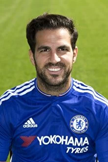 Images Dated 10th September 2015: Cesc Fabregas at Chelsea FC Training Ground: 2015-16 Premier League Squad