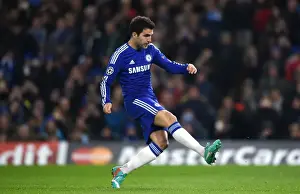 Cesc Fabregas Scores First Goal for Chelsea in UEFA Champions League Clash Against Sporting Lisbon (10th December 2014, Stamford Bridge)