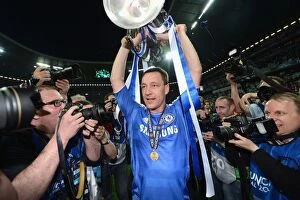 Images Dated 19th May 2012: Champions League Final: FC Bayern Munich vs. Chelsea - John Terry's Triumph