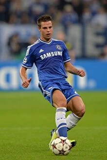 Images Dated 22nd October 2013: Champions League Group E: Azpilicueta in Action - Schalke 04 vs. Chelsea (10.22.2013)
