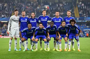 European Matches 2014-2015 Season Prints: Champions League Group G: Star-Studded Chelsea Squad vs