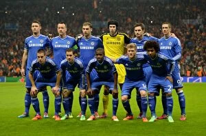 Images Dated 26th February 2014: Champions League Showdown: Chelsea's Star-Studded Squad Faces Galatasaray at Turk Telekom Arena