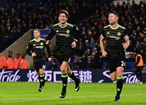 Chelsea: Alonso and Cahill Celebrate Second Goal Against Leicester City
