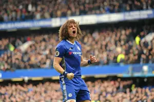 Chelsea Celebrate Marcos Alonso's Goal: David Luiz Leads the Charge Against Arsenal - Premier League 2017