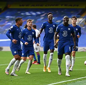03.10.20 - Chelsea V Crystal Palace (Home) Prints: Chelsea Celebrate Zouma's Goal: Premier League Clash vs Crystal Palace (October 2020)