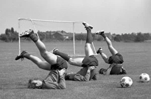 Training Pictures Collection: Chelsea FC: 1980 Pre-Season Training Sessions