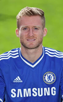 Images Dated 23rd August 2013: Chelsea FC 2013-2014 Squad: Andre Schurrle at Cobham Training Ground