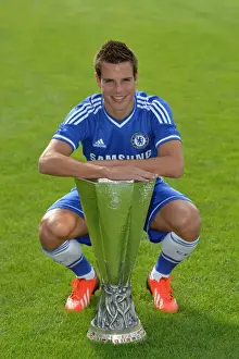 Chelsea FC 2013-2014 Squad: Cesar Azpilicueta at Cobham Training Ground