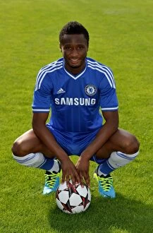 Squad 2013-2014 Season Collection: Chelsea FC 2013-2014 Squad: John Obi Mikel at Cobham Training Ground