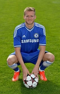 Squad 2013-2014 Season Collection: Chelsea FC 2013-2014 Squad: Training with Andre Schurrle at Cobham