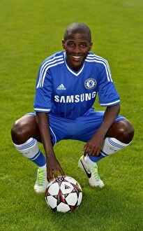 Images Dated 23rd August 2013: Chelsea FC 2013-2014 Squad: Training with Ramires at Cobham
