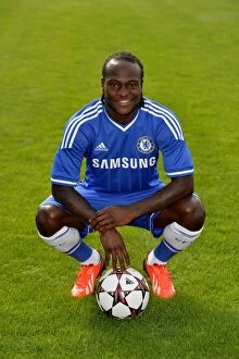 Squad 2013-2014 Season Collection: Chelsea FC 2013-2014 Squad: Victor Moses at Cobham Training Ground