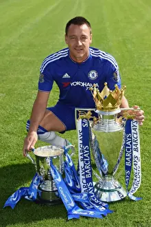 Chelsea FC: 2015-16 Team Photocall - John Terry at Cobham Training Ground