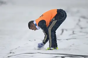 Chelsea FC: Ashley Cole Training at Cobham Ground - Barclays Premier League