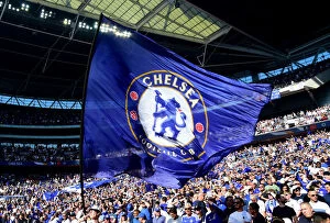 Images Dated 19th May 2018: Chelsea FC Celebrates FA Cup Victory: Triumphant Moment at Wembley Stadium (2018)