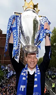 Chelsea FC: John Terry's Triumphant Victory Parade with the Premier League Trophy, London, 2010