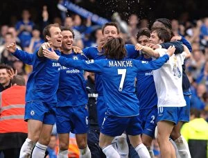 Images Dated 29th April 2006: Chelsea FC: Premier League Champions 2005-2006 - Defying Manchester United at Stamford Bridge